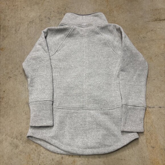 Prana Sweater Womens Medium Gray Fleece Tri Thermal Threads Tunic Outdoors - Picture 9 of 11